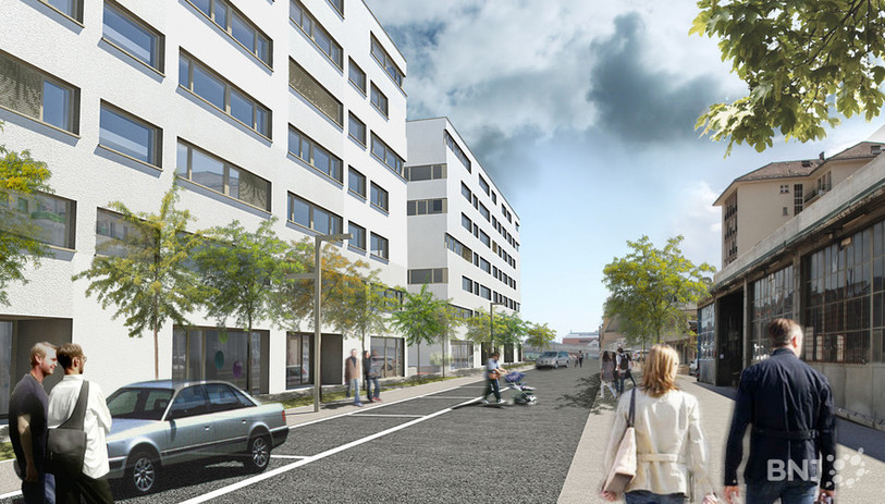 Le quartier Le Corbusier à La Chaux-de-Fonds fait partie des projets de logements d'utilité publique. Le chantier devrait démarrer à la prochaine rentrée scolaire.