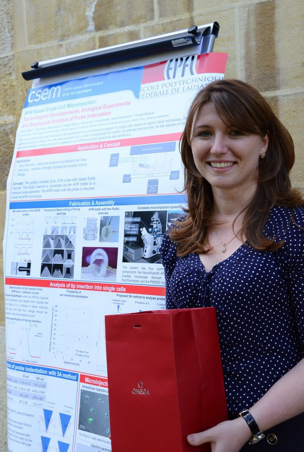 Joanna Bitterli, lauréate du prix Omega 2013.