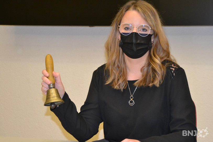 Gaëlle Frossard se prépare à occuper la présidence du Conseil de ville de Delémont l'an prochain.