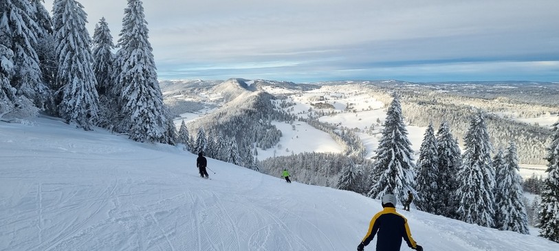 Dimanche dernier sur les pistes des Bugnenets-Savagnières. (Photo : Bugnenets-Savagnières)