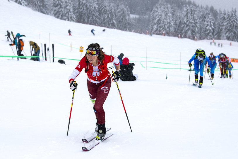 Marianne Fatton sur les lattes. (photo Keystone/archives)