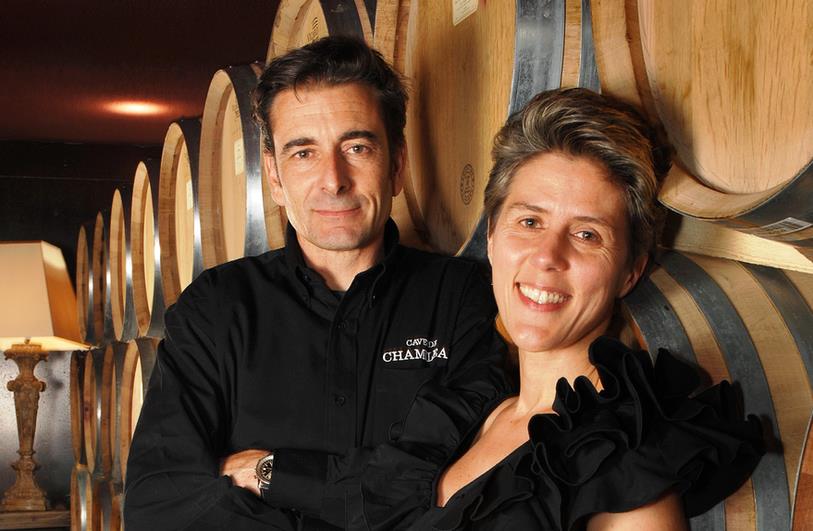 Valérie et Louis-Philippe Burgat du Domaine de Chambleau. 