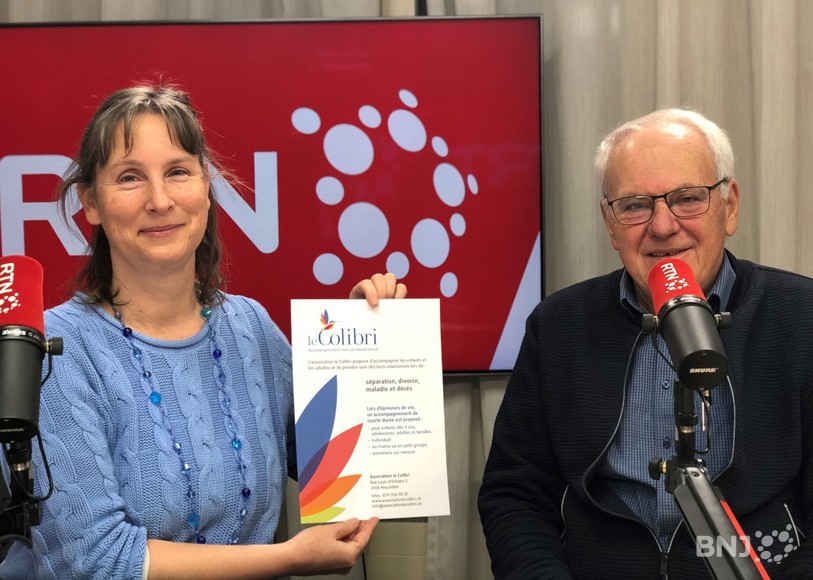 Arielle Blickensdorfer, animatrice à l’association, et son président Pierre Hiltpold étaient les invités de La Matinale.