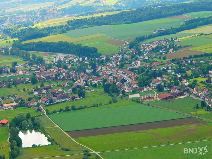 Vue aérienne d'Alle