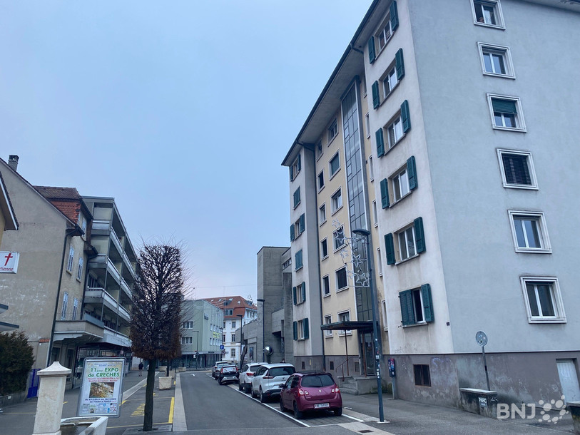 Le numéro 3 de la rue du Moulin (ici à droite) sera rasé dans le cadre du projet immobilier.