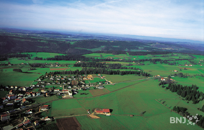Vue aérienne des Bois