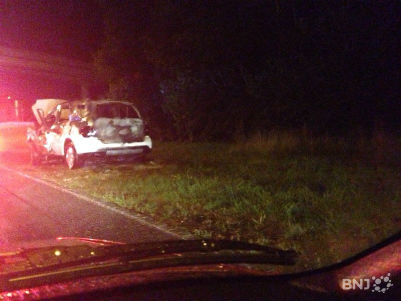 Une voiture parquée à la route de Soleure à Moutier a pris feu vers 2 heures du matin