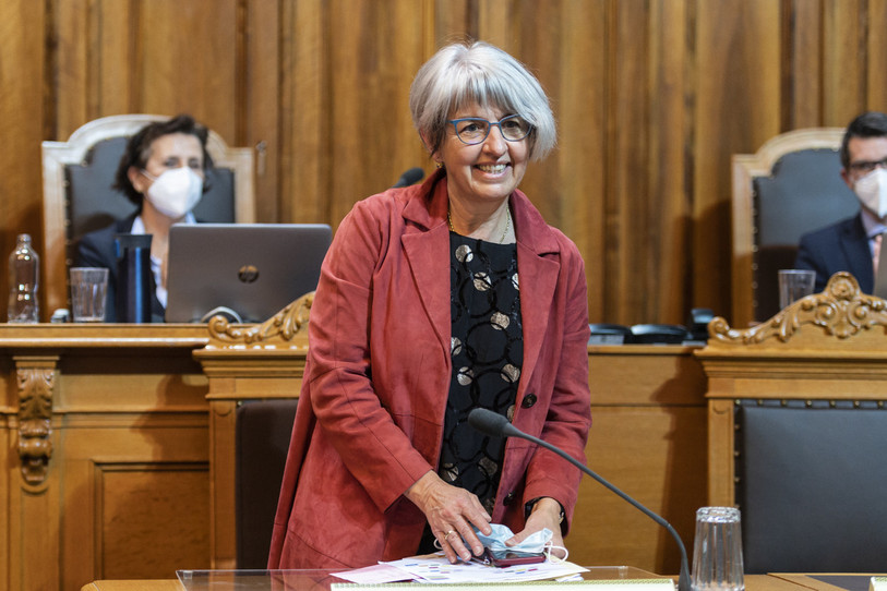 L'année 2022 ne sera pas de tout repos pour la sénatrice Elisabeth Baume-Schneider. (Photo : KEYSTONE/Alessandro della Valle).