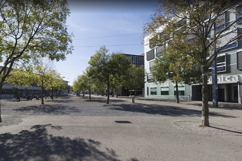 La rue Marcelin-Chipot est dans le prolongement de la place Robert-Walser. (Photo : Google Maps)