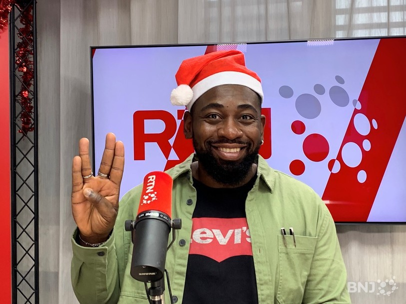 Christian Mukuna est venu vous souhaiter de bonnes fêtes dans Good Morning Neuchâtel.