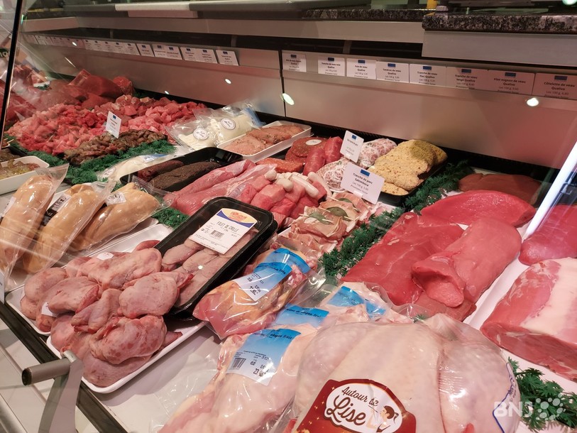 Les bouchers ont eu particulièrement beaucoup de travail cette année pour les Fêtes en temps de Covid.