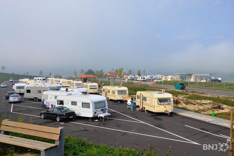 Une image des gens du voyage prise à Reconvilier