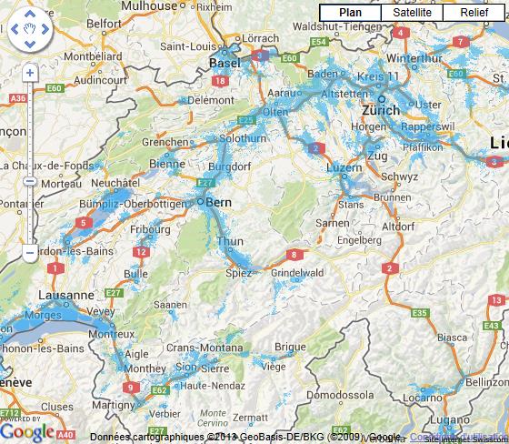 Carte de la couverture 4G