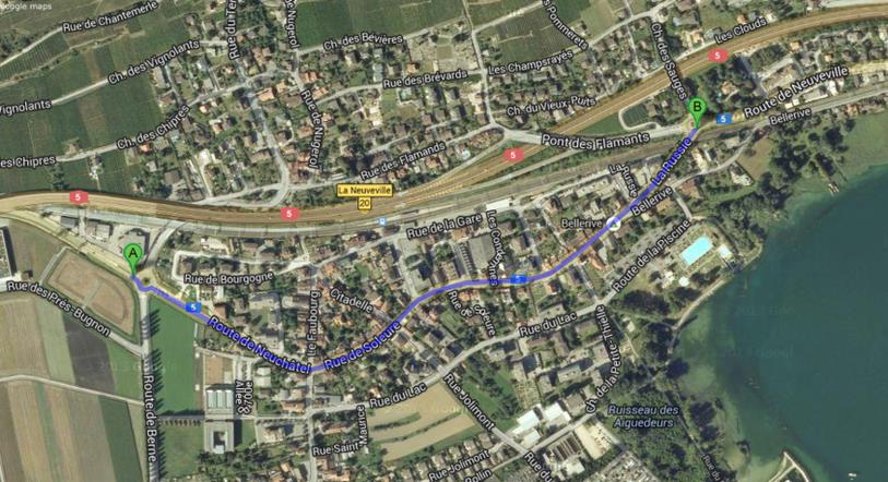 Ce tronçon de route aurait dû être aménagé avec le crédit initial.
