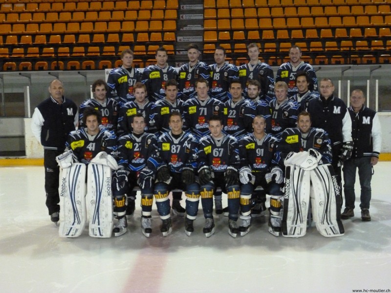 Le HC Moutier version 2013-2014 (photo : www.hc-moutier.ch)