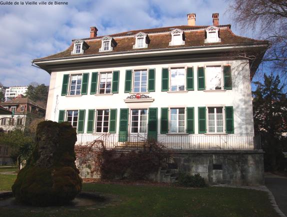 La mairie de Bienne, dite Maison Blösch (source Guilde de la Vieille ville de Bienne)