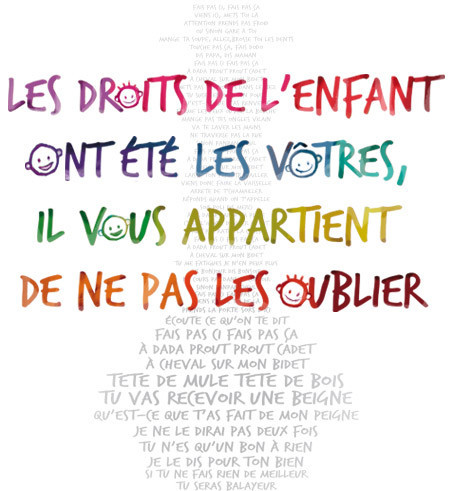 54 articles figurent sur la Convention internationale des droits de l’enfant.