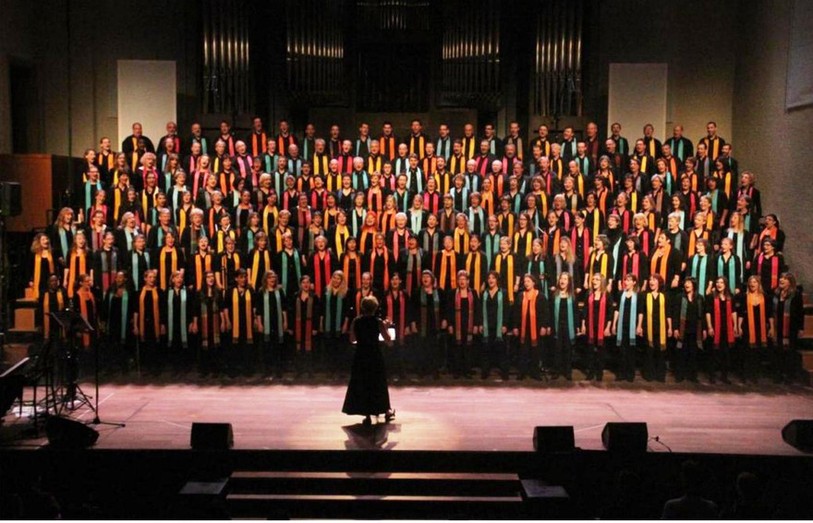La chorale de la Rochette.