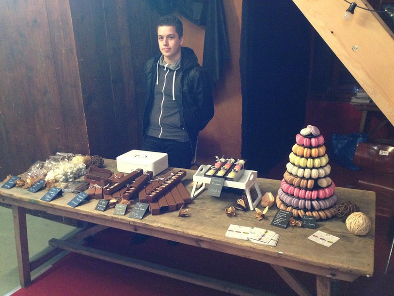 Kelvin au marché paysan de moutier