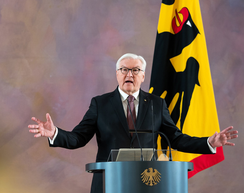 Frank-Walter Steinmeier est à nouveau candidat au poste de président de l'Allemagne. L'élection aura lieu le 13 février. (Photo : KEYSTONE / DPA / Bernd von Jutrczenka).
