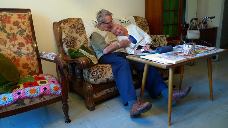 Charles (90ans) et Gaby (86 ans) immortalisés par Nathalie Tille