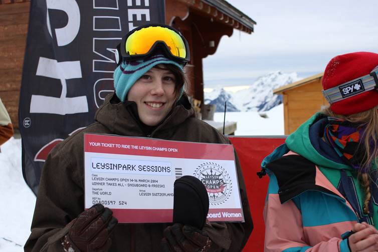 Coralie Beuchat a le sourire