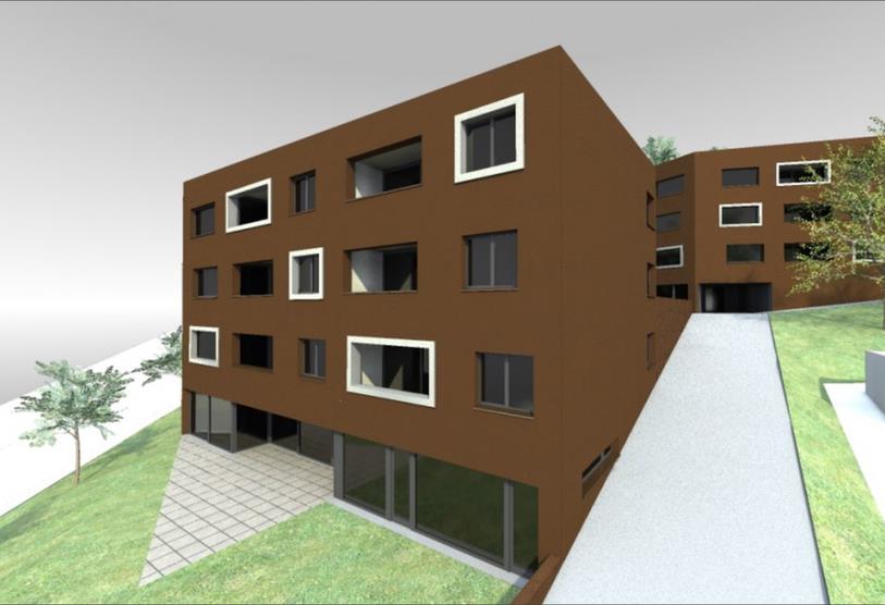 L'éco-quartier comptera 31 appartements (www.kaiserwittwer.ch)
