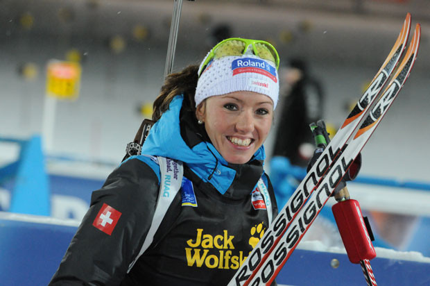 Selina Gasparin peut avoir le sourire. (photo : Swiss Olympic)