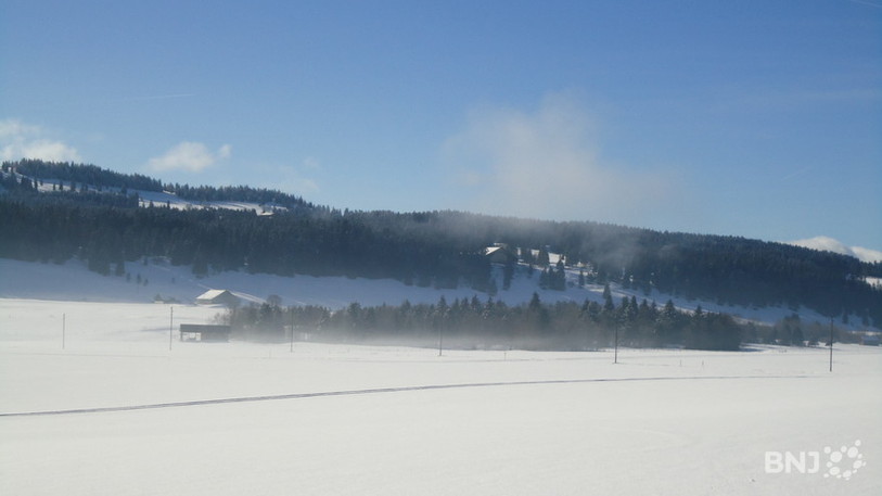 Le réveil a été frais à La Brévine (photo archives).