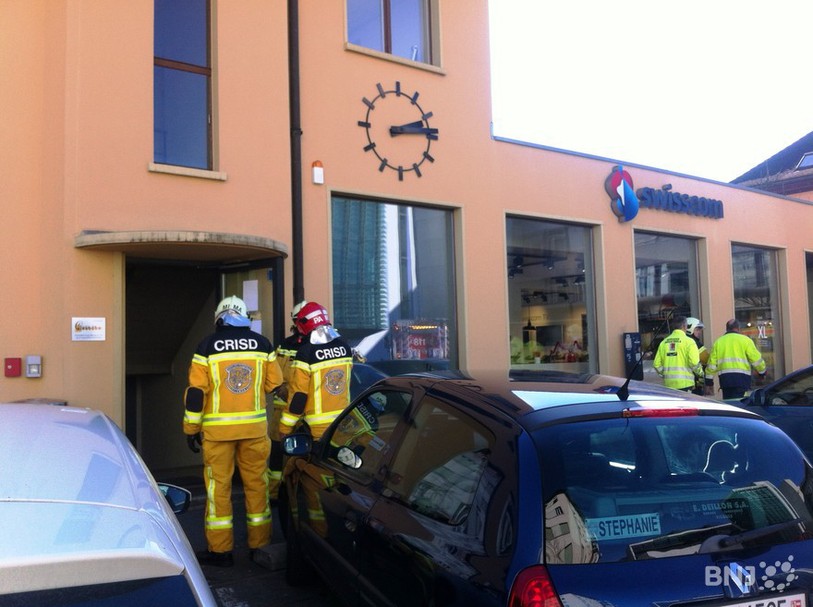 Fuite de gaz à la gare de Delémont