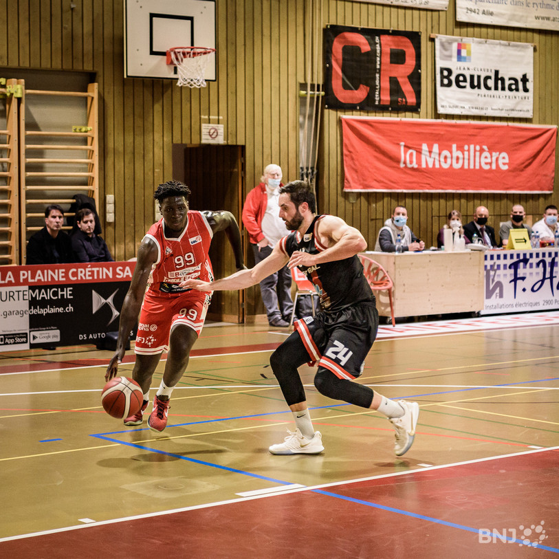 Boukhary Cissoko, aligné pour la 1re fois sous les couleurs du BCB (photo : Stéphane Bée).
