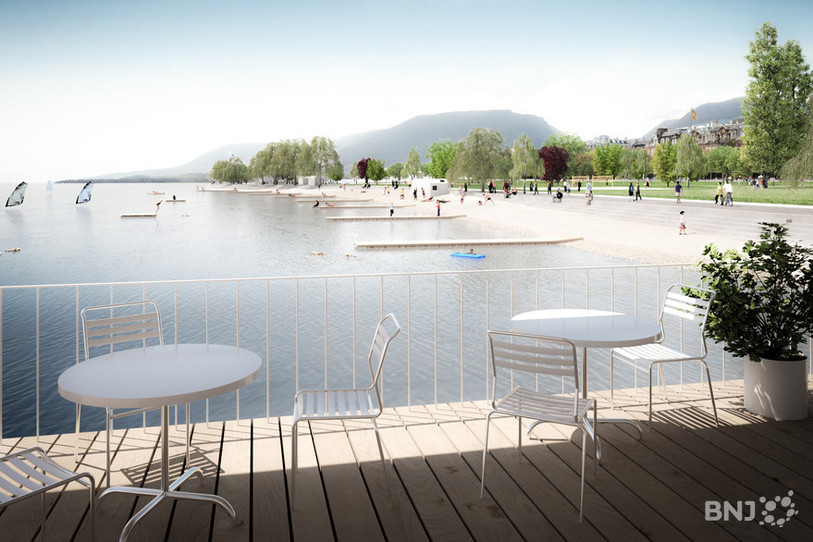 Image de synthèse Jeunes-Rives Neuchâtel