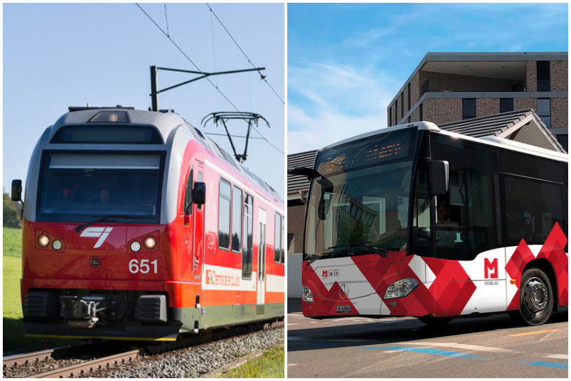 La situation sanitaire pèse sur les effectifs des CJ et de CarPostal. (Photomontage : BNJ. Photos : CJ/Canton du Jura).