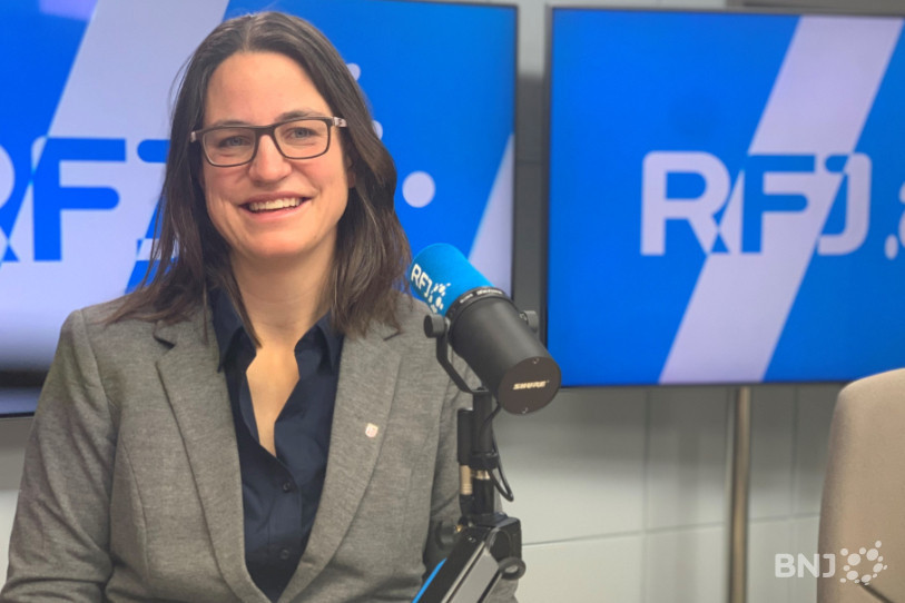 Brigitte Favre, députée UDC de Saignelégier, était l'invitée du Tour de l'hémicycle.