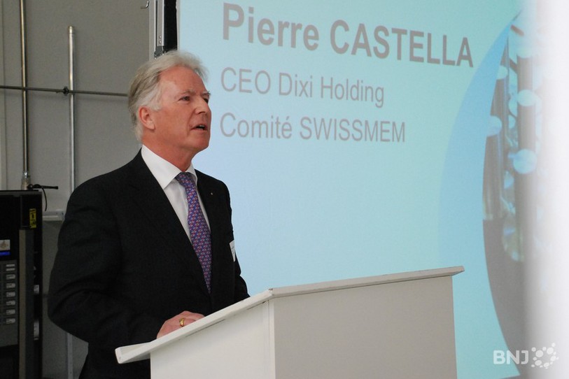 Pierre Castella, CEO de Dixi Holding, a tenu à rappeler l'importance de la réintégration professionnelle pour les bénéficiaires de l'AI.