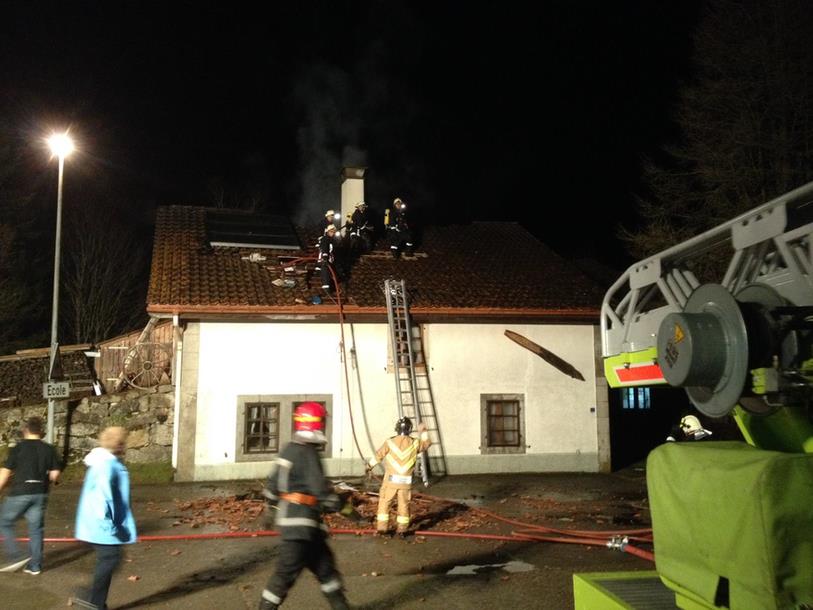 Incendie La Brévine