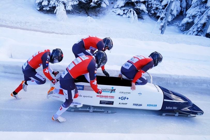Quentin Juillard et l'équipe de Suisse juniors se sont classés 6e des Mondiaux dimanche. (Photo : archives Bernard Python)