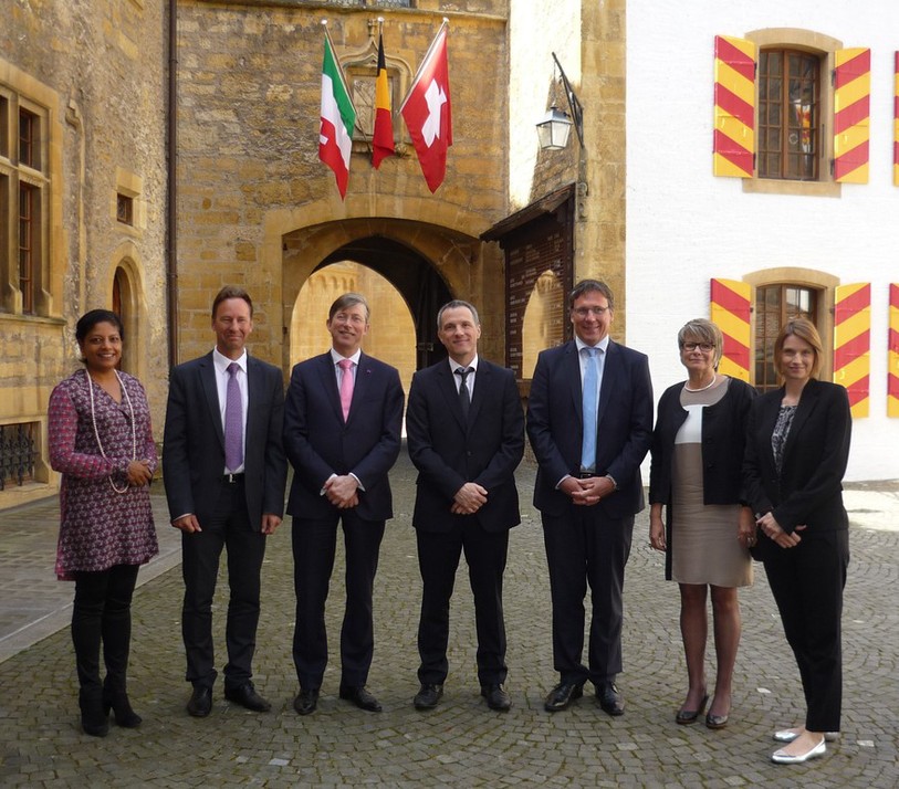 Ambassadeur de Belgique en Suisse, Jan Luykx, Conseil d'Etat neuchâtelois