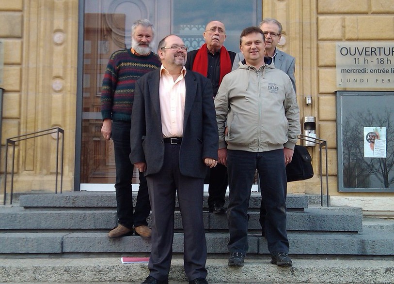 Le comité de l'Association Bourbaki Les Verrières.