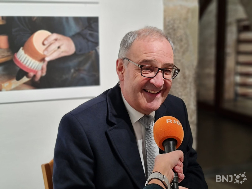 Le conseiller fédéral Guy Parmelin s'est exprimé en direct sur RJB dans le journal de 18h.