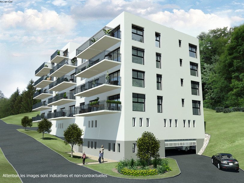 Le projet de construction de 27 logements à loyer modéré, à Fontainemelon.