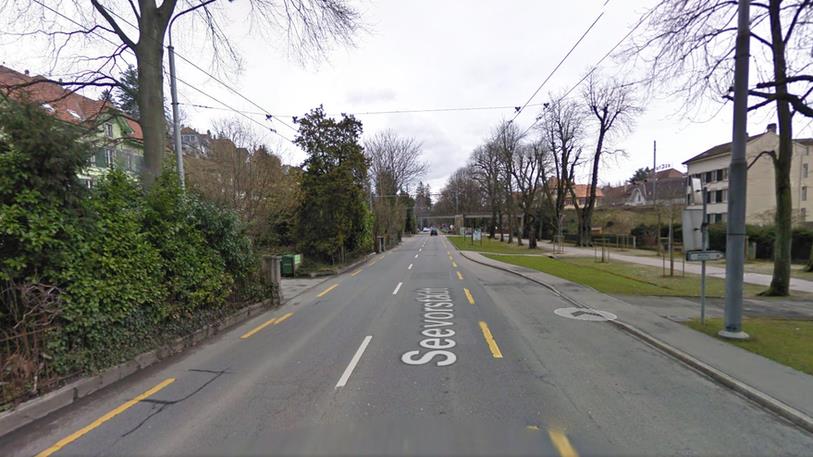 Le Faubourg du Lac, à Bienne, pourrait subir d'importants travaux (image: google streetview)