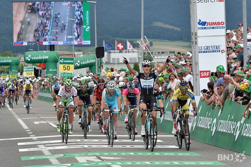 Le sprint final de la sixième étape