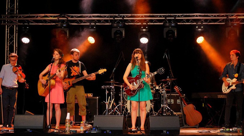 Le groupe Marzella, originaire du Nord-vaudois, c'est notamment produit sur la grande scène le vendredi soir à Neuchâtel.
