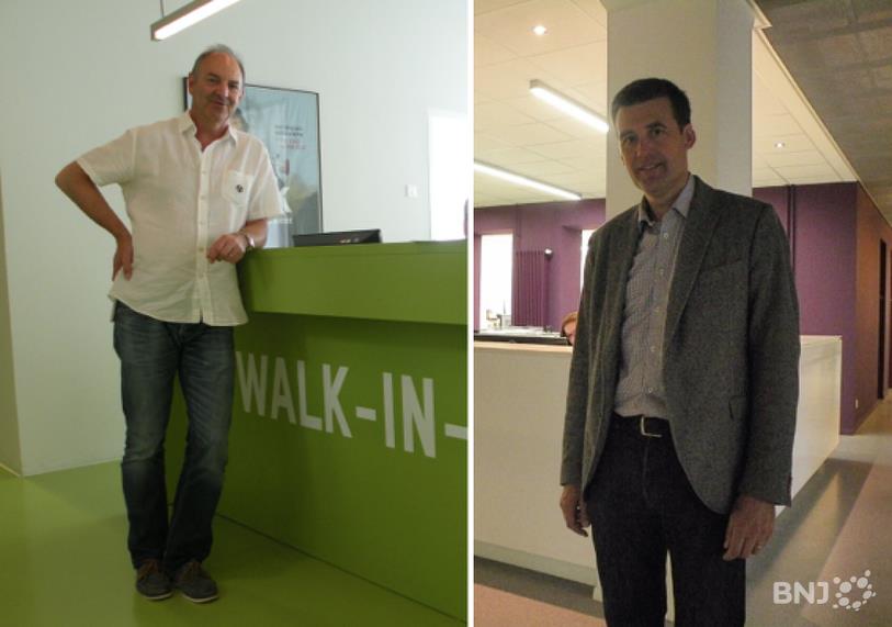 Le Dr Walter Koch (Centre médical Bienne) à gauche et le Dr Daniel Flach (Localmed) 