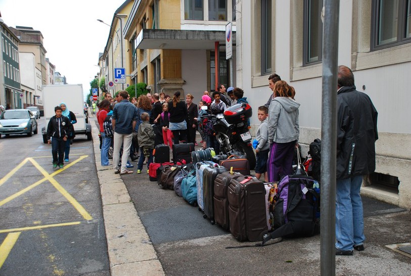 Le signal du départ a été donné tôt samedi matin devant le bâtiment du Service de la jeunesse.