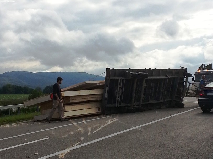 Accident entre Courgenay et Cornol
