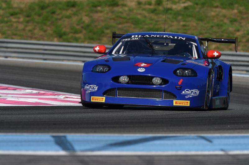 La Jaguar que va piloter Jonathan Hirschi en Belgique.