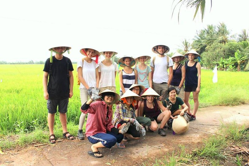 Le groupe au Vietnam