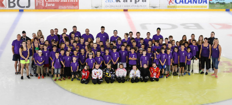 Les jeunes hockeyeurs au camp du HCA